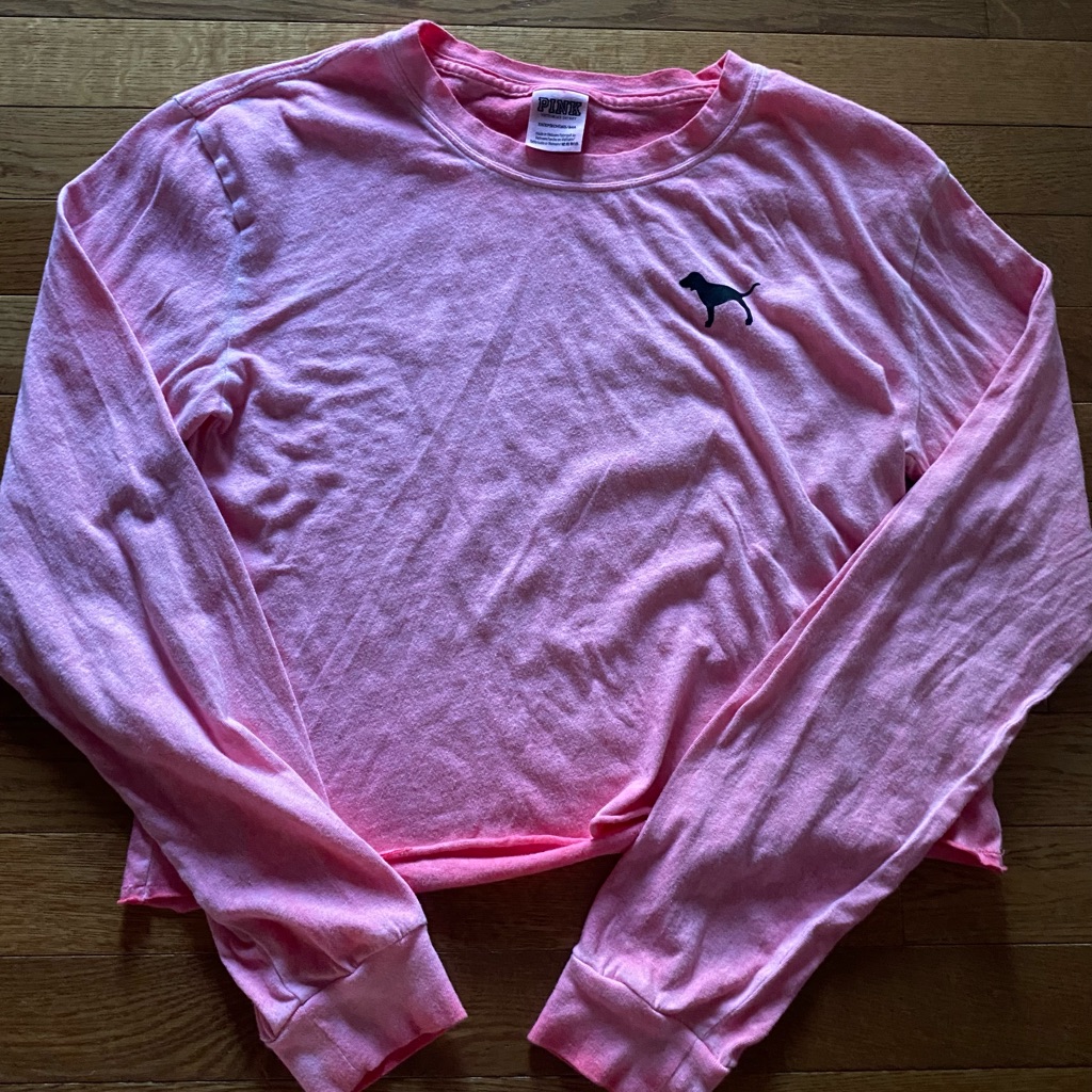 Vs Victoria’s Secret Pink Long Sleeve Crop Top